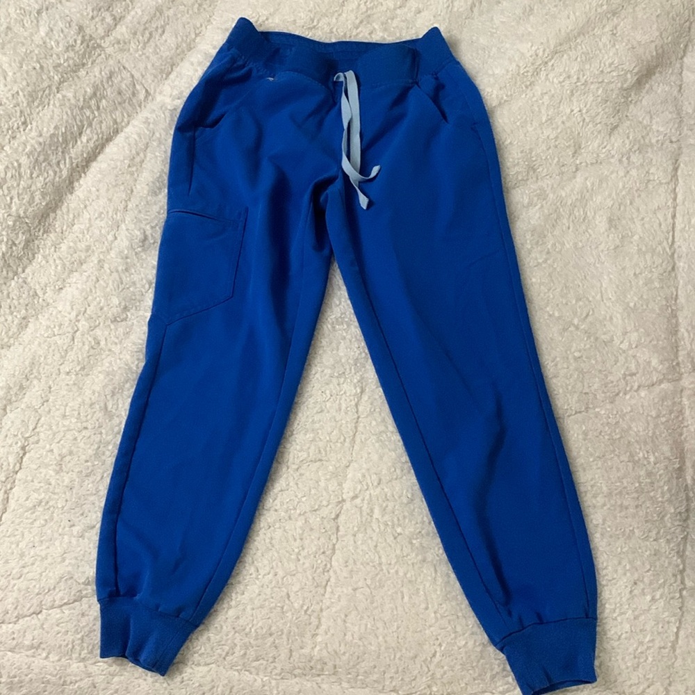 Women's Royal Blue Zamora - Petite Jogger Scrub Pants - XS - Petite / Royal Blue